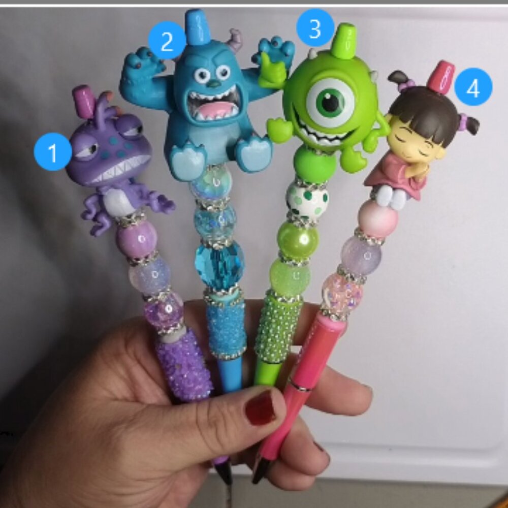 Monsters Inc. Character Pens - handmade extended pen! You choose